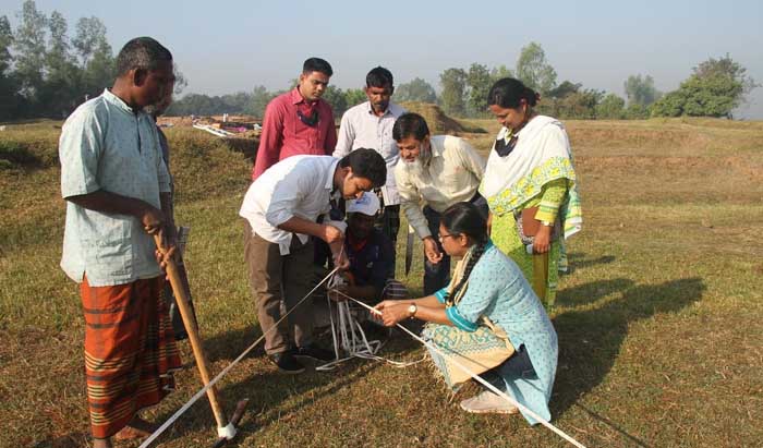 মহাস্থানগড়ের আড়াই হাজার বছর আগের স্থাপত্য সন্ধানে খনন কাজের উদ্বোধন