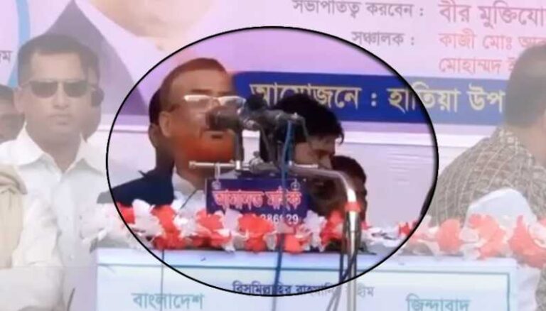 বিএনপির সমাবেশে ‘জয় বাংলা’ স্লোগান